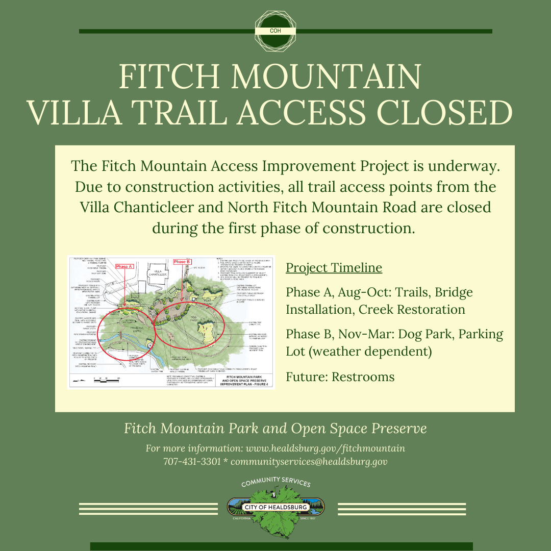 Fitch Mountain Project Sign-Trails Closed (Instagram Post (Square))