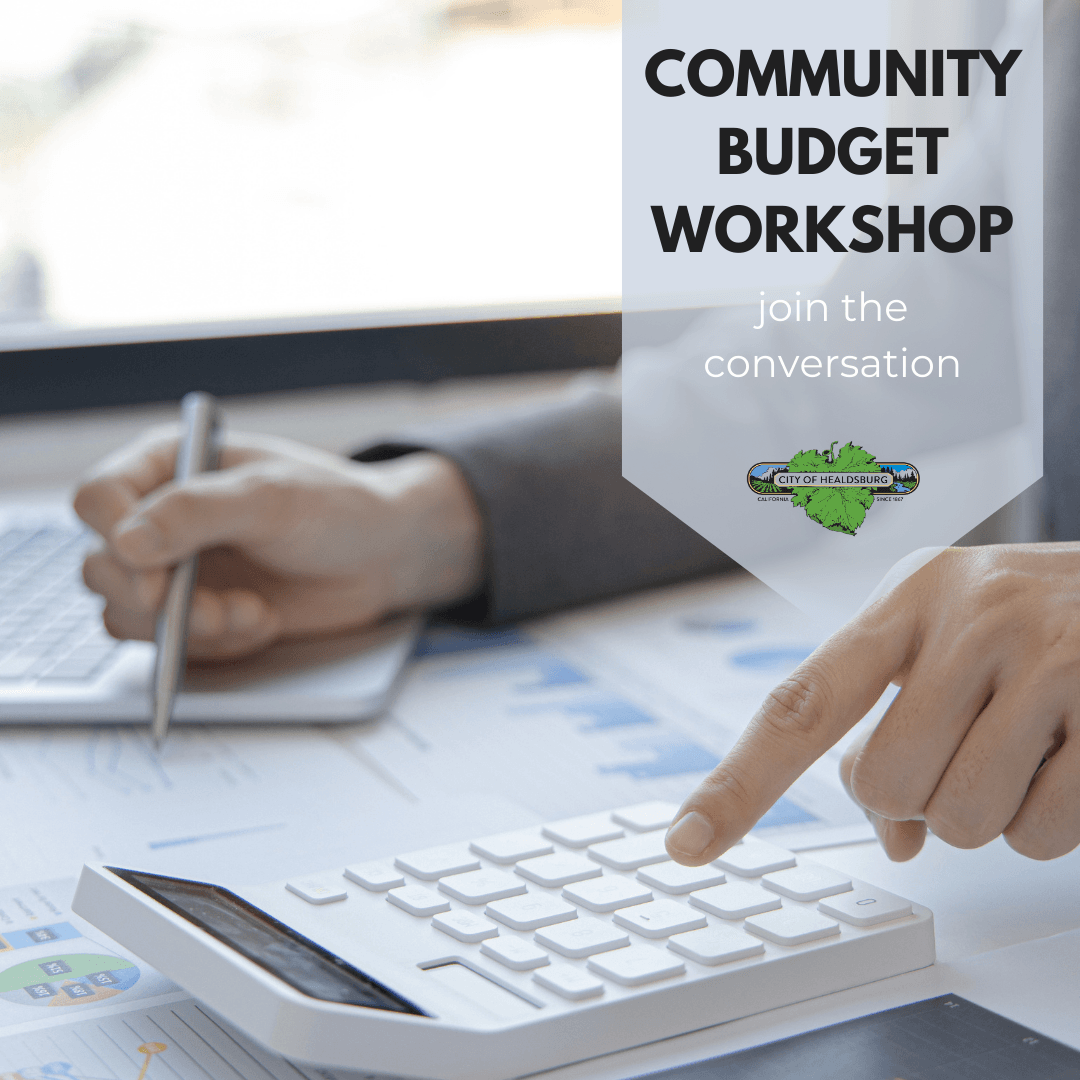 Flyer for Community Workshop on the Budget