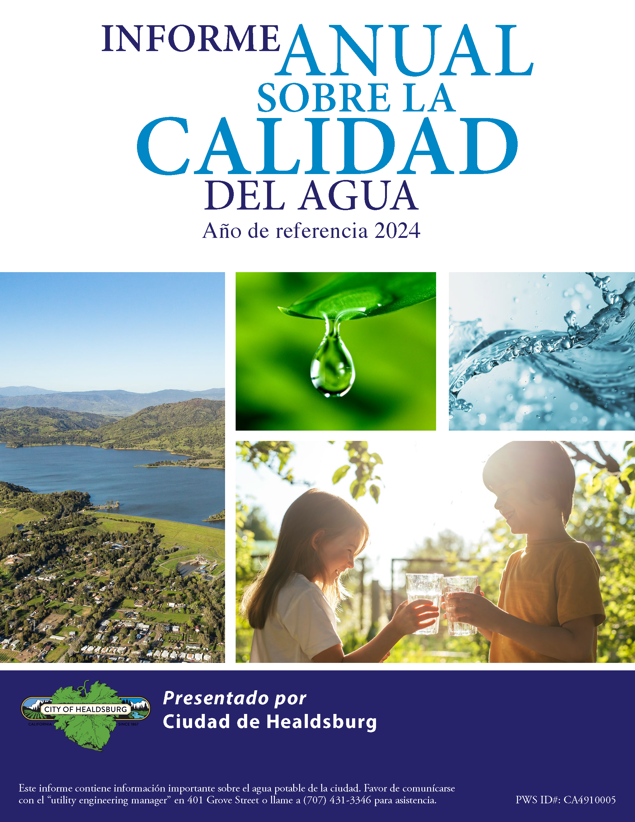 2024 water quality report cover spanish