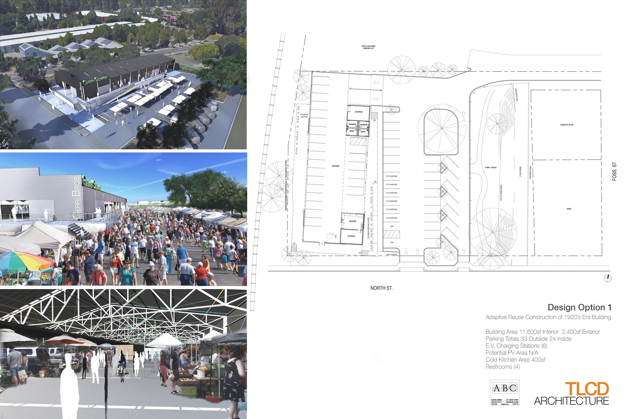 Cerri Site Schematic Design Option 1 - Galvanized