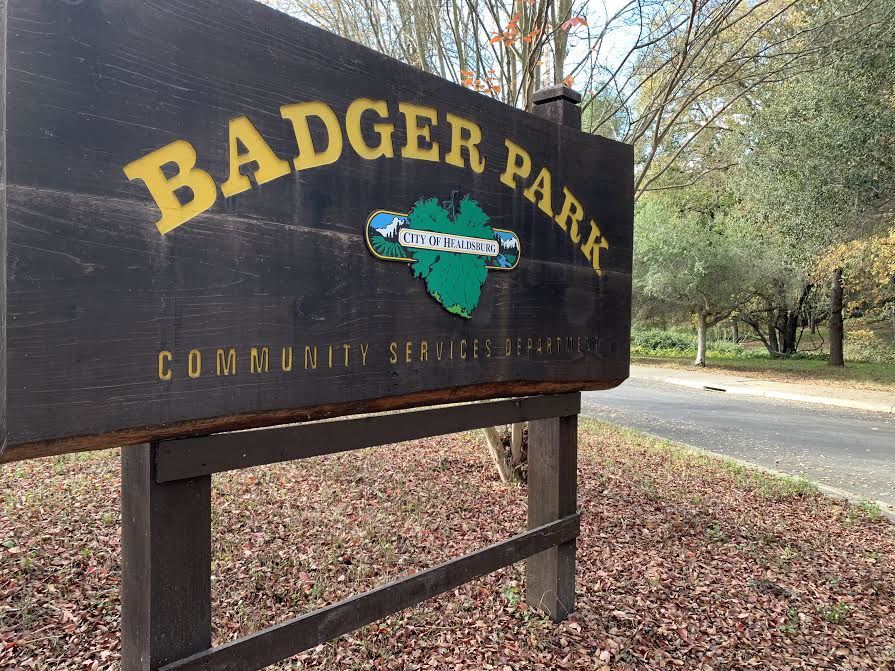 Parks-Badger park sign