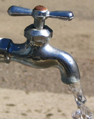 water faucet