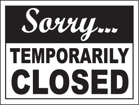 Closed Sign